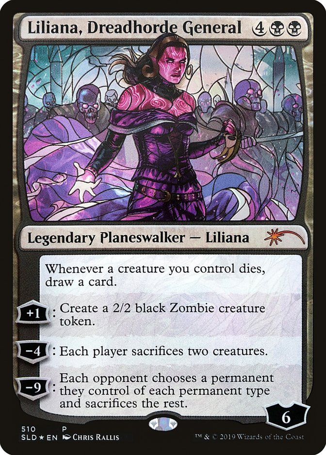 Liliana, Dreadhorde General (Stained Glass) [Secret Lair Drop Promos] | L.A. Mood Comics and Games