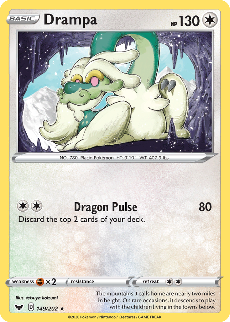 Drampa (149/202) [Sword & Shield: Base Set] | L.A. Mood Comics and Games