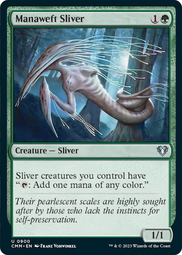 Manaweft Sliver [Commander Masters] | L.A. Mood Comics and Games