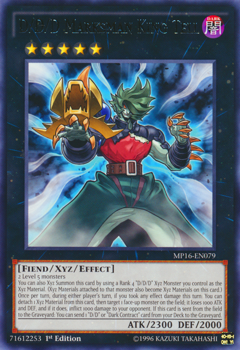 D/D/D Marksman King Tell [MP16-EN079] Rare | L.A. Mood Comics and Games