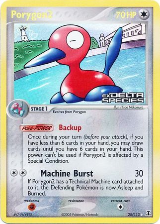 Porygon2 (25/113) (Stamped) [EX: Delta Species] | L.A. Mood Comics and Games