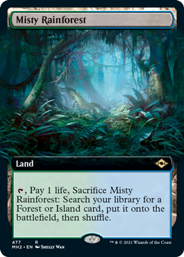 Misty Rainforest (Extended Art) [Modern Horizons 2] | L.A. Mood Comics and Games