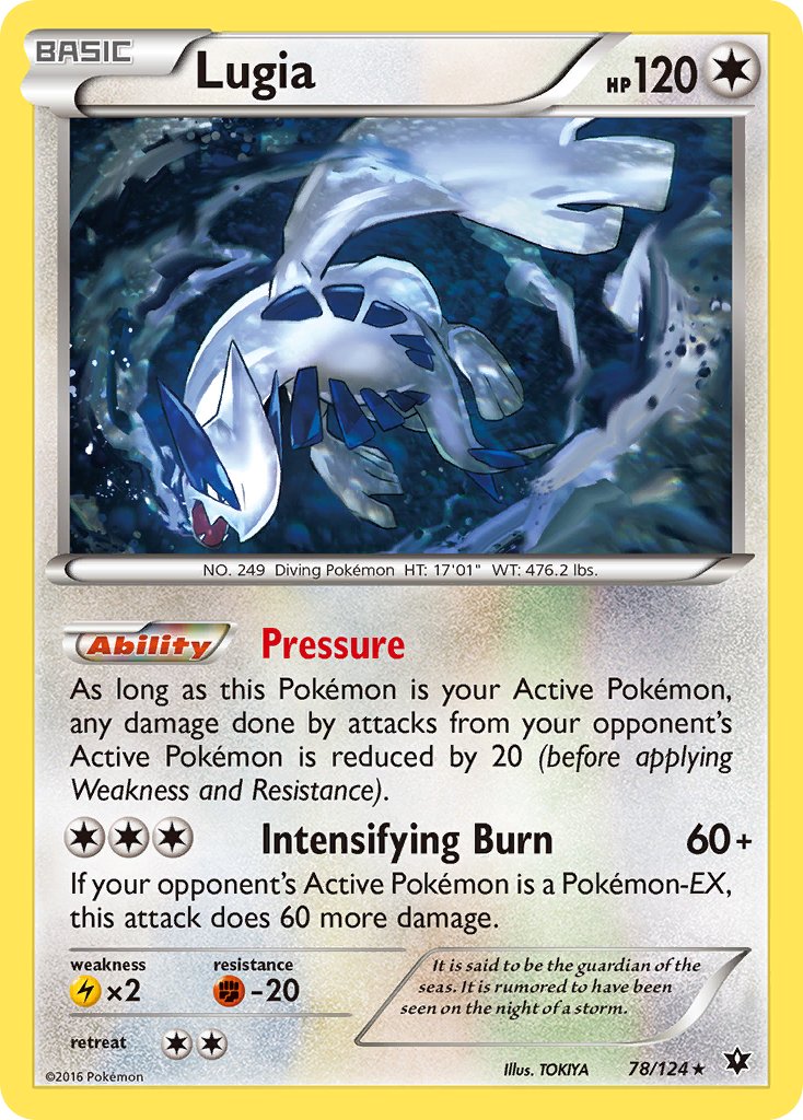 Lugia (78/124) (Theme Deck Exclusive) [XY: Fates Collide] | L.A. Mood Comics and Games