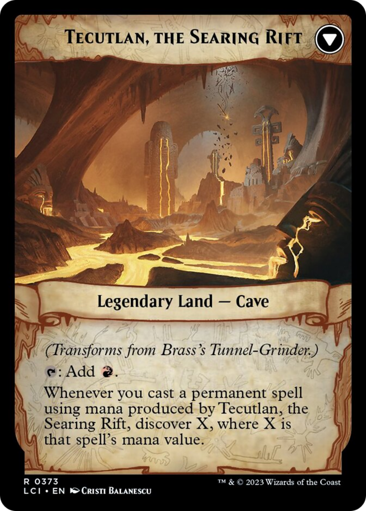 Brass's Tunnel-Grinder // Tecutlan, The Searing Rift [The Lost Caverns of Ixalan] | L.A. Mood Comics and Games