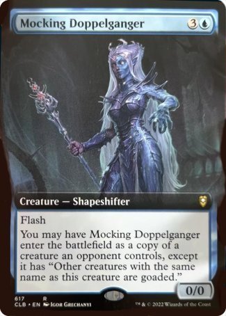 Mocking Doppelganger (Extended Art) [Commander Legends: Battle for Baldur's Gate] | L.A. Mood Comics and Games