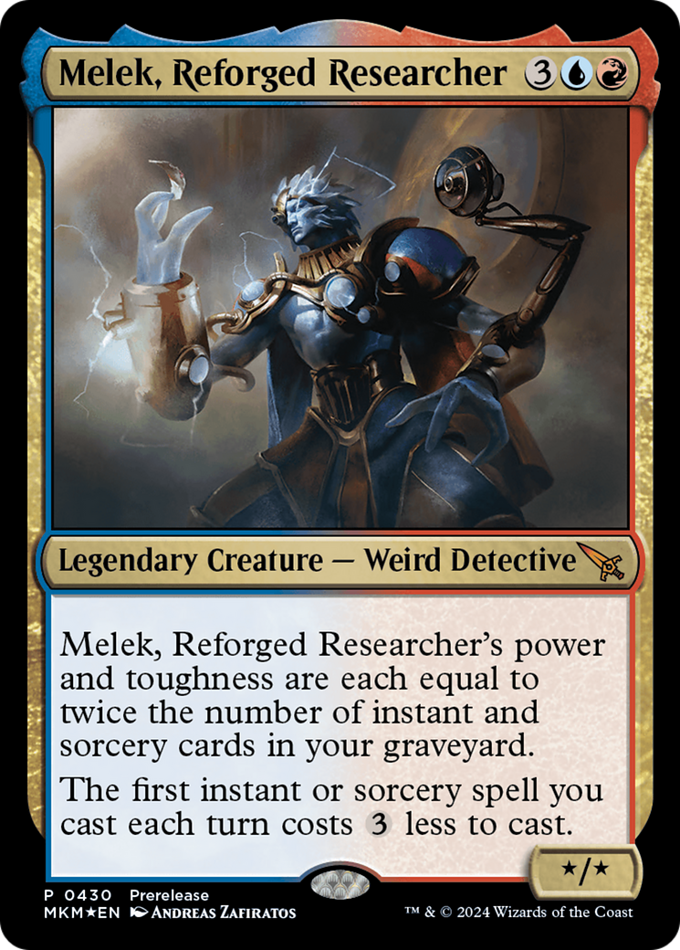 Melek, Reforged Researcher [Murders at Karlov Manor Prerelease Promos] | L.A. Mood Comics and Games