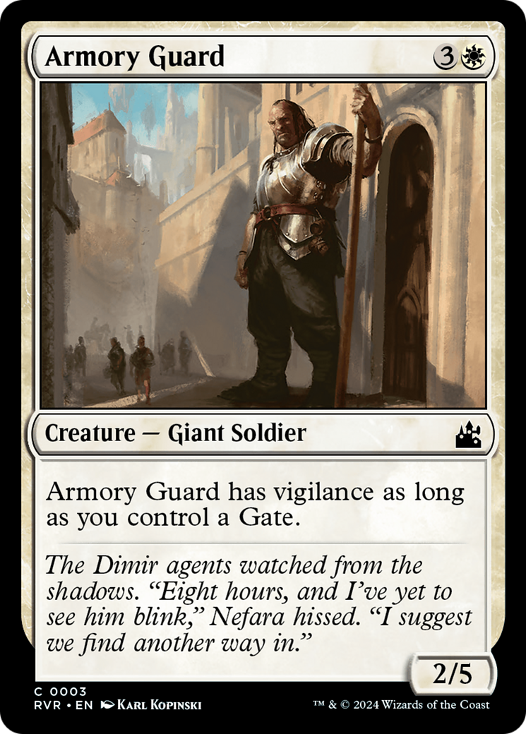 Armory Guard [Ravnica Remastered] | L.A. Mood Comics and Games