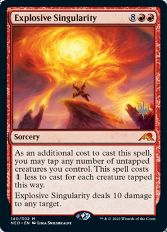 Explosive Singularity (Promo Pack) [Kamigawa: Neon Dynasty Promos] | L.A. Mood Comics and Games