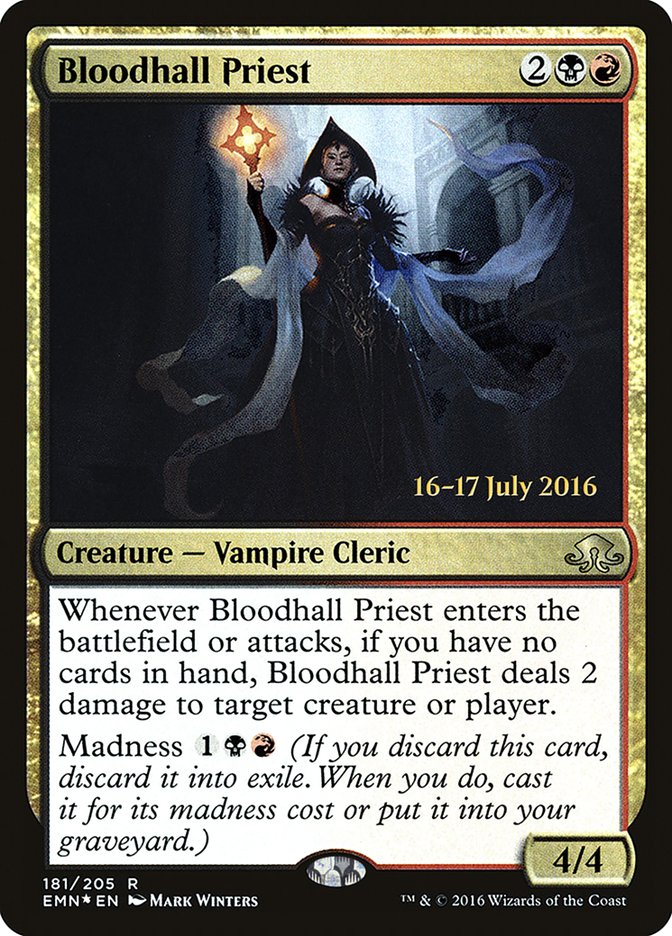 Bloodhall Priest [Eldritch Moon Prerelease Promos] | L.A. Mood Comics and Games