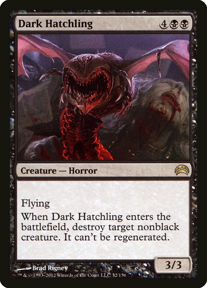 Dark Hatchling [Planechase 2012] | L.A. Mood Comics and Games