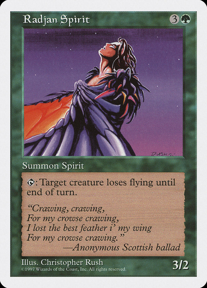 Radjan Spirit [Fifth Edition] | L.A. Mood Comics and Games