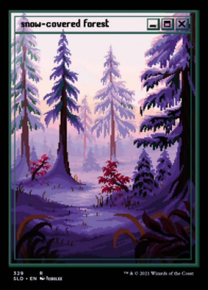 Snow-Covered Forest (329) [Secret Lair Drop Series] | L.A. Mood Comics and Games