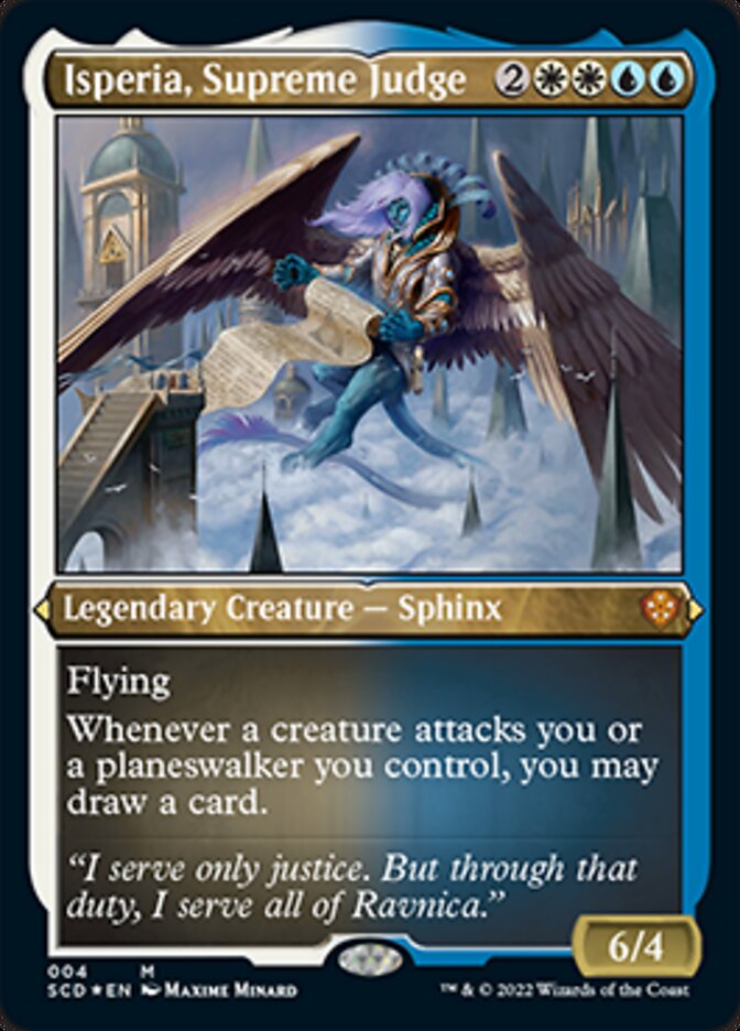 Isperia, Supreme Judge (Foil Etched) [Starter Commander Decks] | L.A. Mood Comics and Games