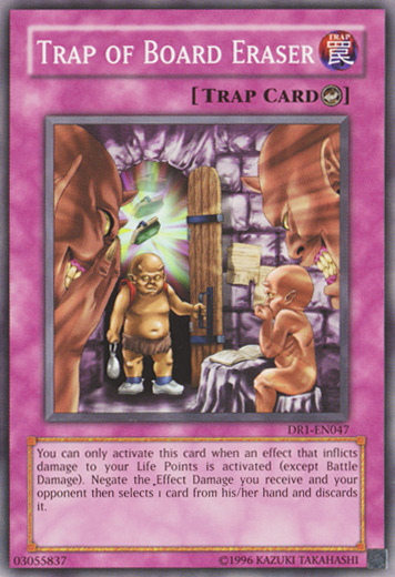 Trap of Board Eraser [DR1-EN047] Common | L.A. Mood Comics and Games