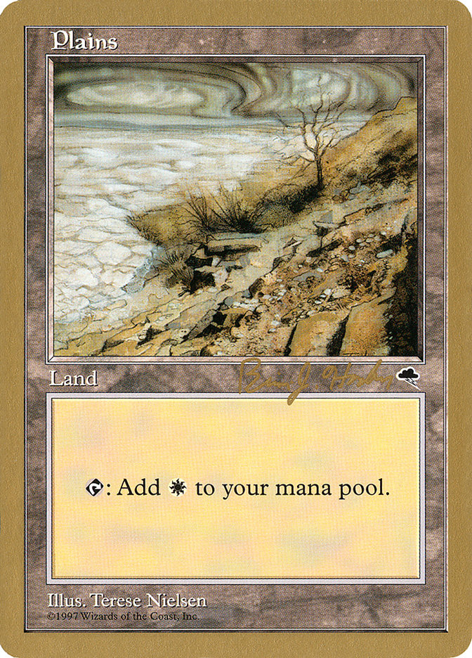 Plains (bh332) (Brian Hacker) [World Championship Decks 1998] | L.A. Mood Comics and Games