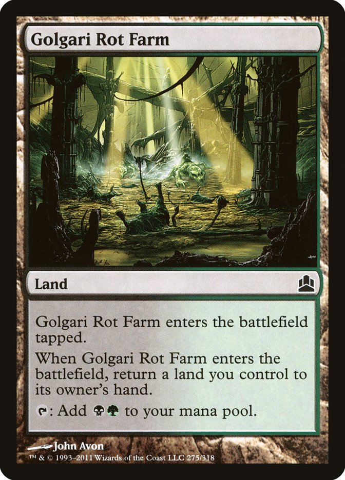 Golgari Rot Farm [Commander 2011] | L.A. Mood Comics and Games