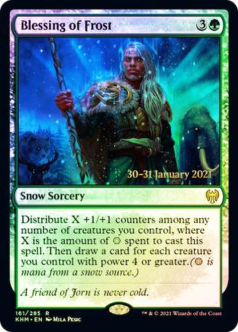 Blessing of Frost [Kaldheim Prerelease Promos] | L.A. Mood Comics and Games