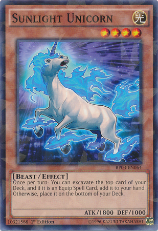 Sunlight Unicorn [BP03-EN064] Shatterfoil Rare | L.A. Mood Comics and Games