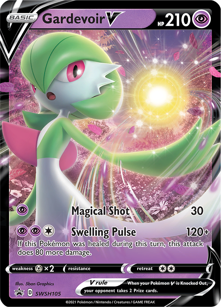 Gardevoir V (SWSH105) [Sword & Shield: Black Star Promos] | L.A. Mood Comics and Games