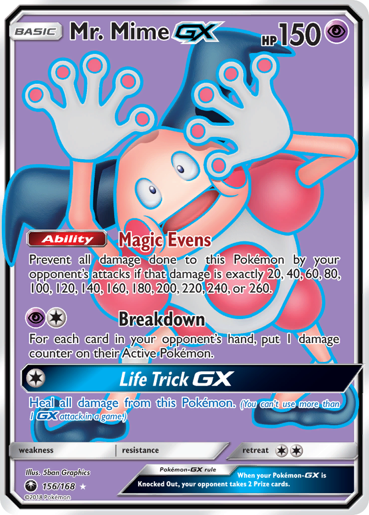 Mr. Mime GX (156/168) [Sun & Moon: Celestial Storm] | L.A. Mood Comics and Games
