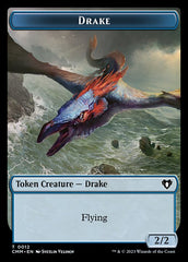 Spirit (0010) // Drake Double-Sided Token [Commander Masters Tokens] | L.A. Mood Comics and Games