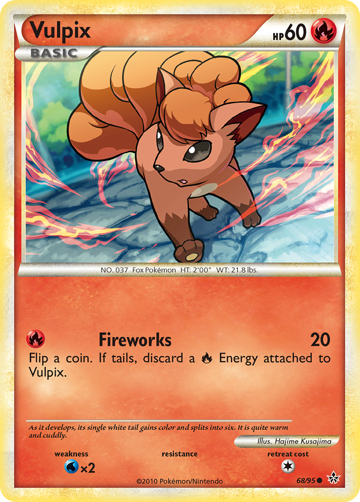 Vulpix (68/95) [HeartGold & SoulSilver: Unleashed] | L.A. Mood Comics and Games