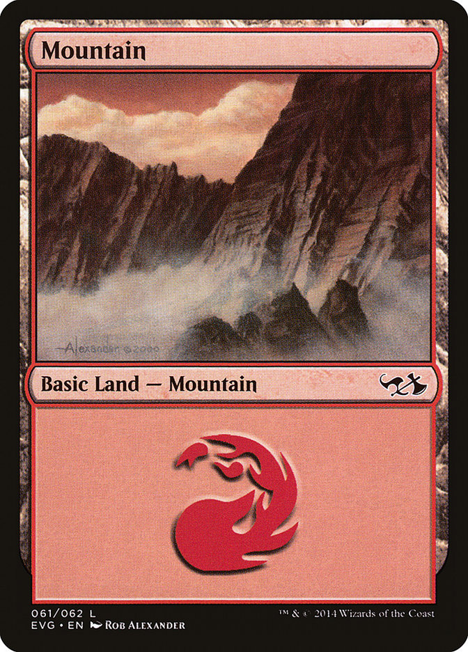 Mountain (61) (Elves vs. Goblins) [Duel Decks Anthology] | L.A. Mood Comics and Games