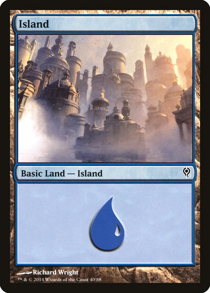 Island (40) [Duel Decks: Jace vs. Vraska] | L.A. Mood Comics and Games