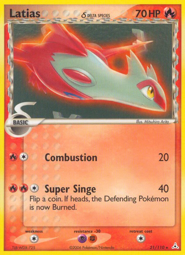 Latias (21/110) (Theme Deck Exclusive) [EX: Holon Phantoms] | L.A. Mood Comics and Games