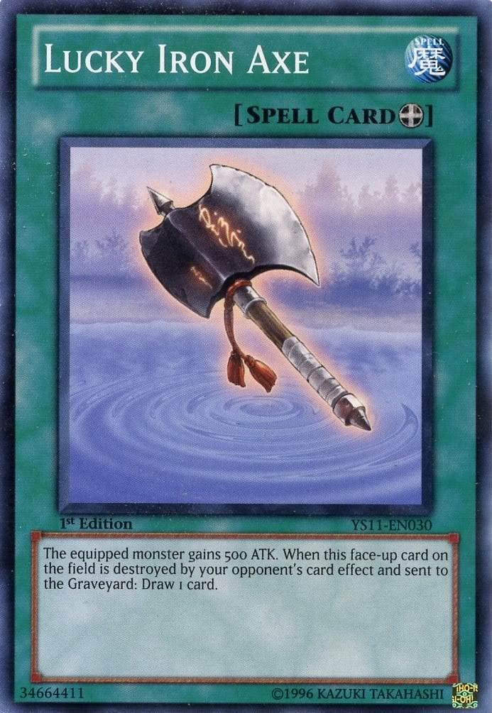 Lucky Iron Axe [YS11-EN030] Common | L.A. Mood Comics and Games