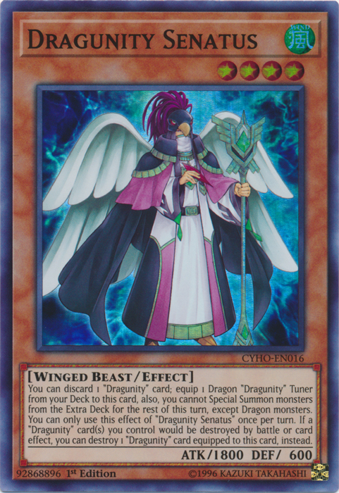 Dragunity Senatus [CYHO-EN016] Super Rare | L.A. Mood Comics and Games