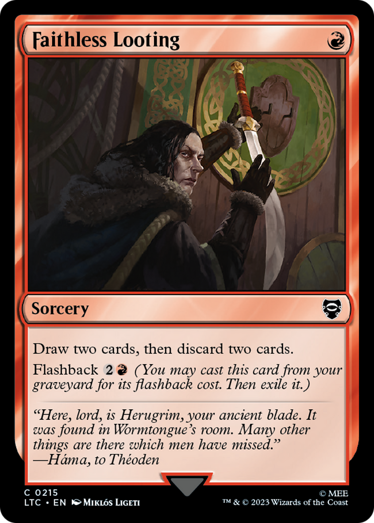 Faithless Looting [The Lord of the Rings: Tales of Middle-Earth Commander] | L.A. Mood Comics and Games