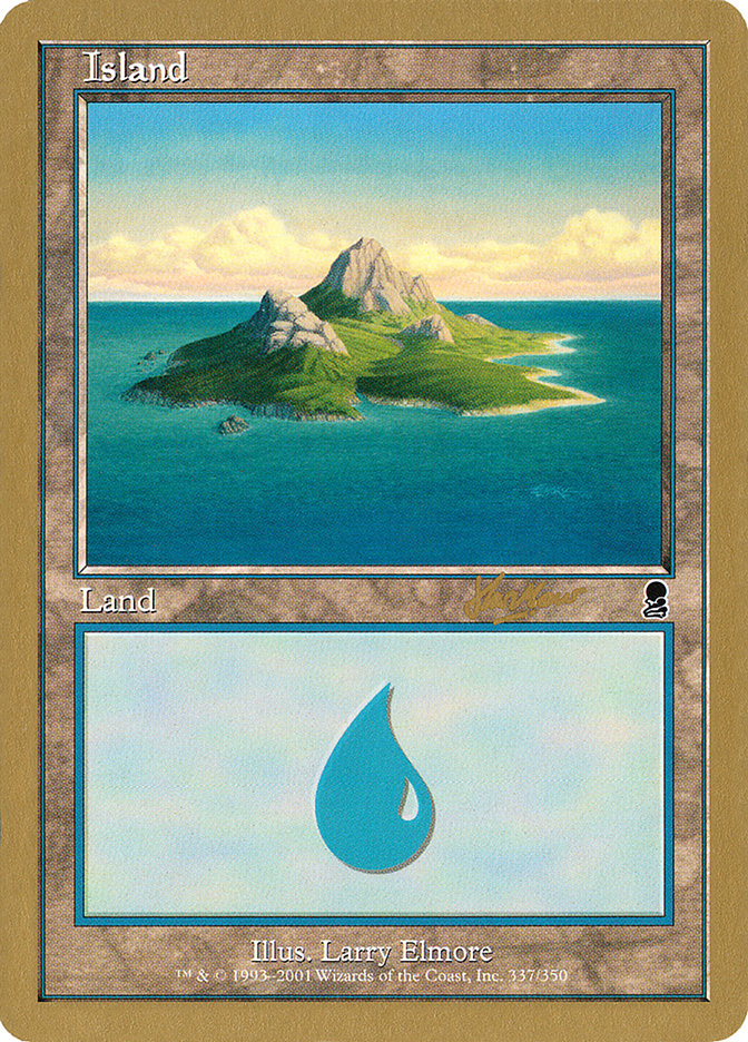 Island (shh337) (Sim Han How) [World Championship Decks 2002] | L.A. Mood Comics and Games