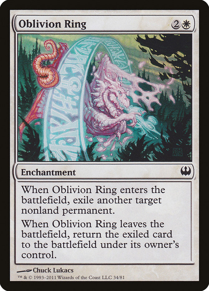 Oblivion Ring [Duel Decks: Knights vs. Dragons] | L.A. Mood Comics and Games