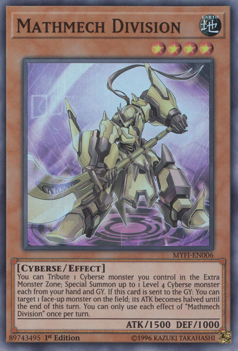Mathmech Division [MYFI-EN006] Super Rare | L.A. Mood Comics and Games