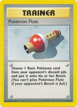Pokemon Flute (86/102) [Base Set Unlimited] | L.A. Mood Comics and Games