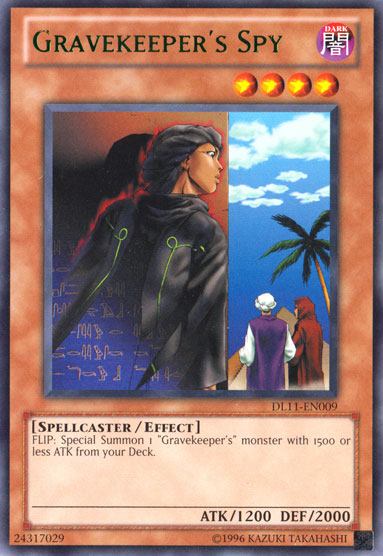 Gravekeeper's Spy (Green) [DL11-EN009] Rare | L.A. Mood Comics and Games