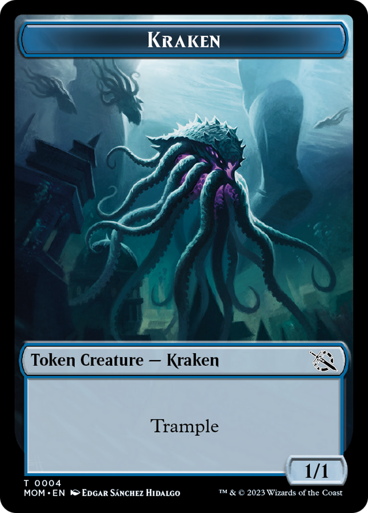 Kraken Token [March of the Machine Tokens] | L.A. Mood Comics and Games