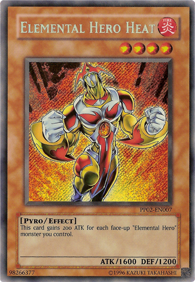 Elemental HERO Heat [PP02-EN007] Secret Rare | L.A. Mood Comics and Games