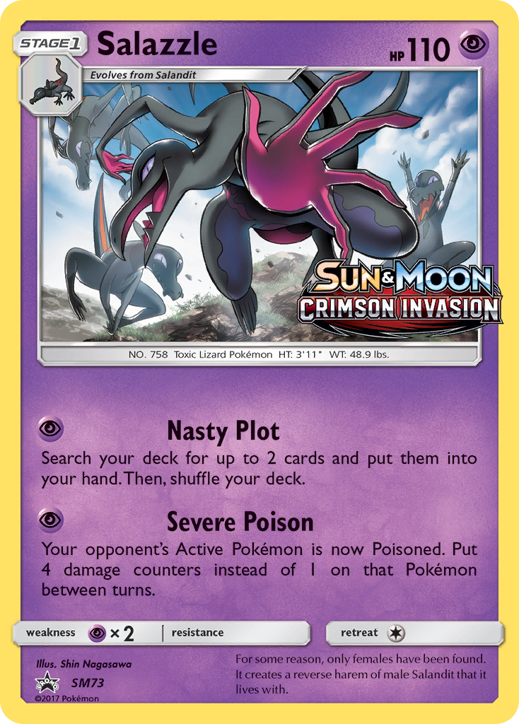 Salazzle (SM73) [Sun & Moon: Black Star Promos] | L.A. Mood Comics and Games