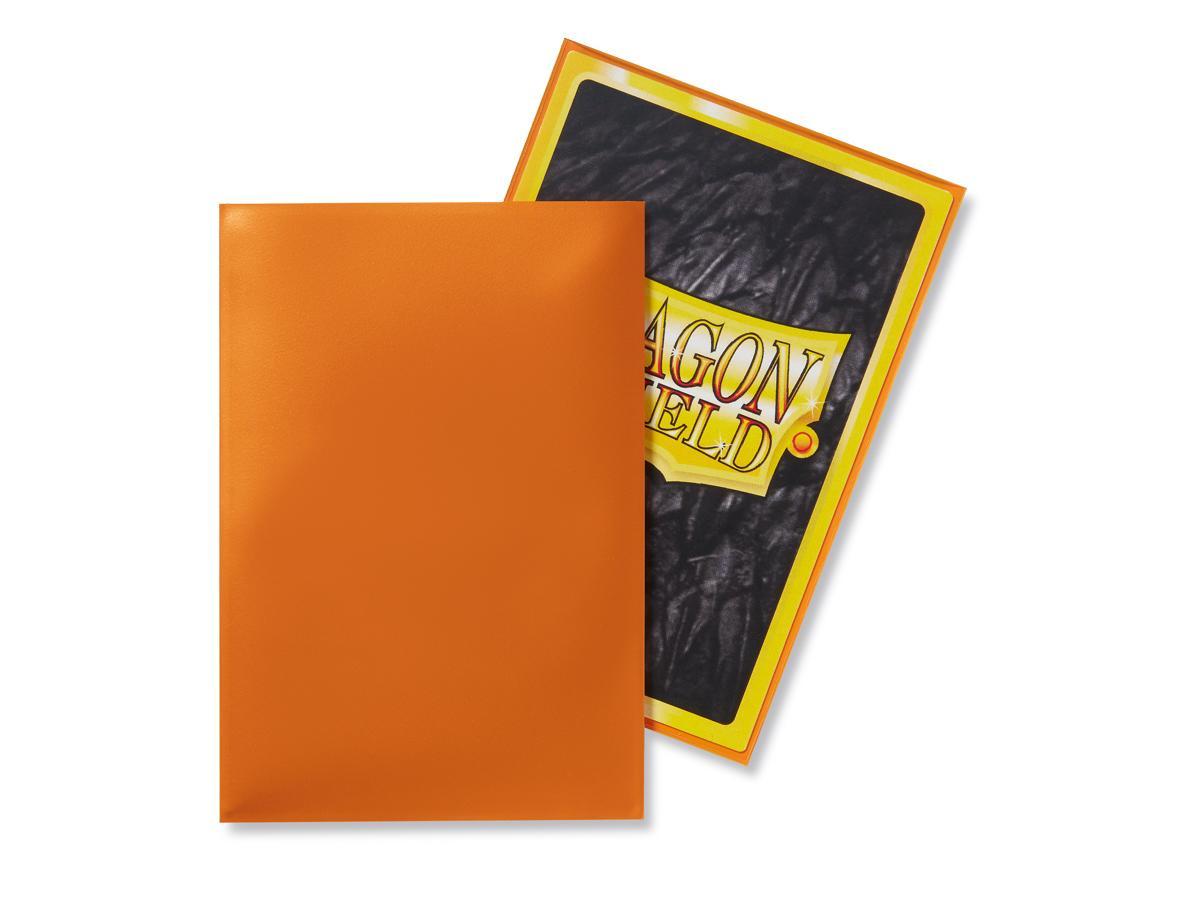 Dragon Shield Matte Sleeve - Orange ‘Tigris’ 60ct | L.A. Mood Comics and Games