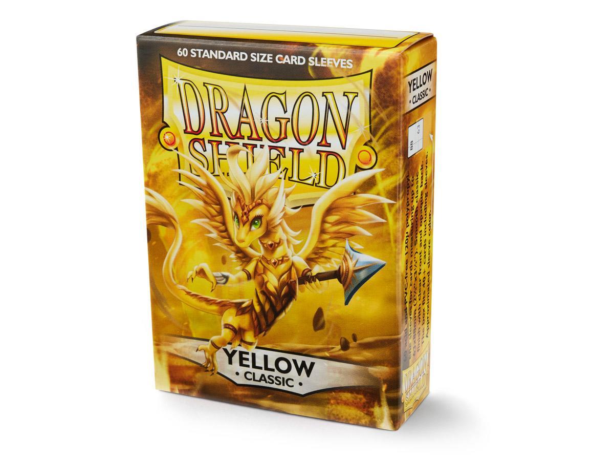 Dragon Shield Classic Sleeve - Yellow ‘Dorna’ 60ct | L.A. Mood Comics and Games