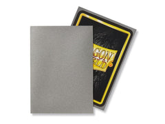 Dragon Shield Matte Sleeve - Silver ‘Caelum’ 100ct | L.A. Mood Comics and Games