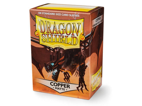 Dragon Shield Matte Sleeve - Copper 'Draco Primus' 100ct – L.A.