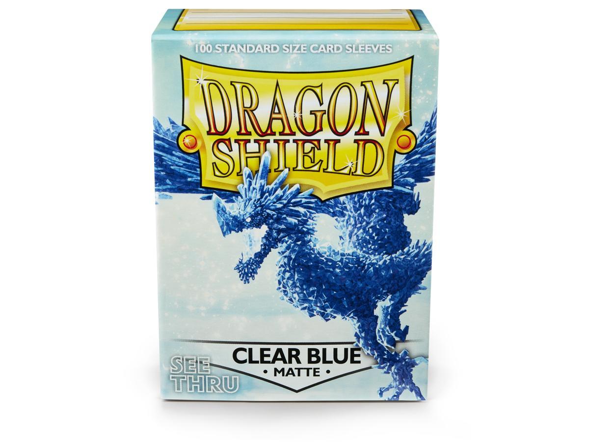 Dragon Shield Matte Sleeve - Clear Blue ‘Celeste’ 100ct | L.A. Mood Comics and Games