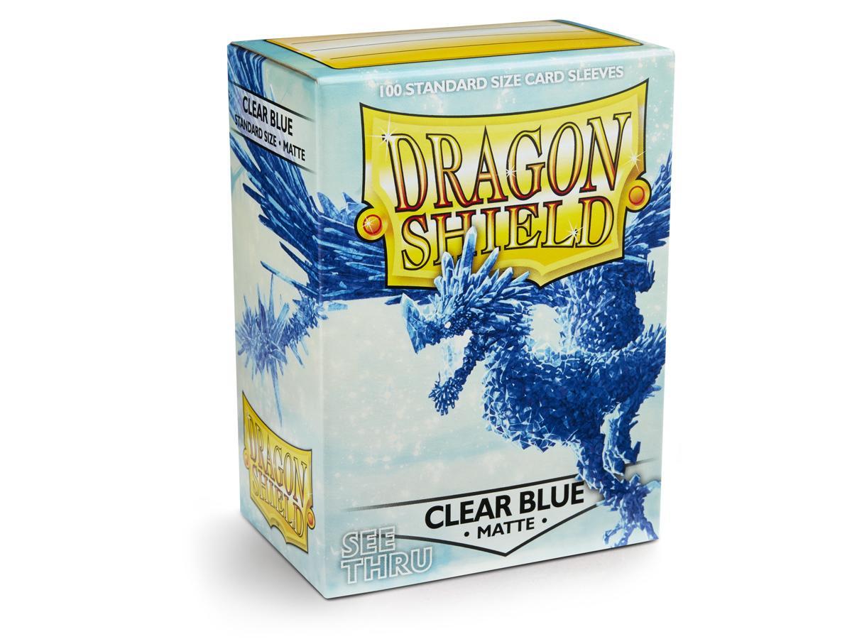 Dragon Shield Matte Sleeve - Clear Blue ‘Celeste’ 100ct | L.A. Mood Comics and Games