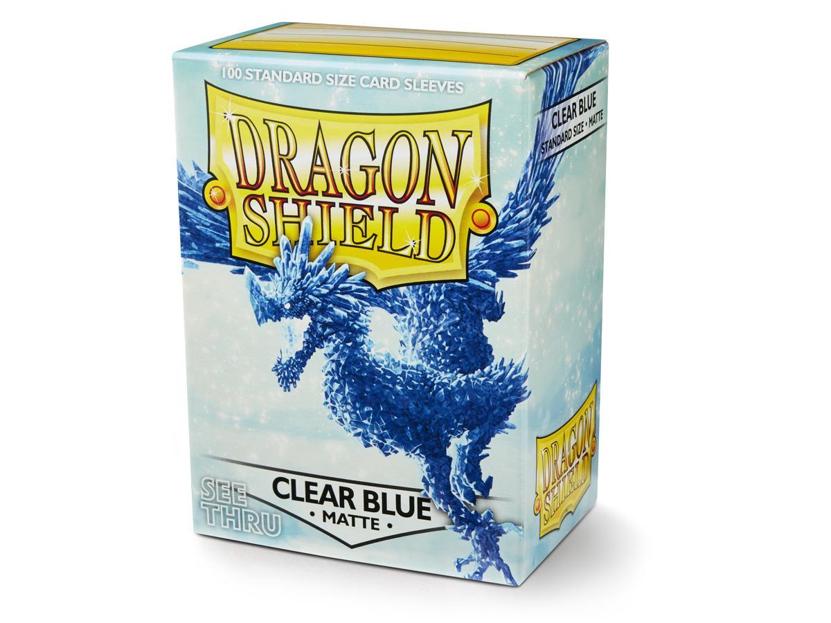 Dragon Shield Matte Sleeve - Clear Blue ‘Celeste’ 100ct | L.A. Mood Comics and Games