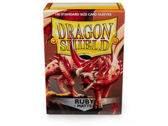 Dragon Shield Matte Sleeve - Ruby ‘Rubis’ 100ct | L.A. Mood Comics and Games