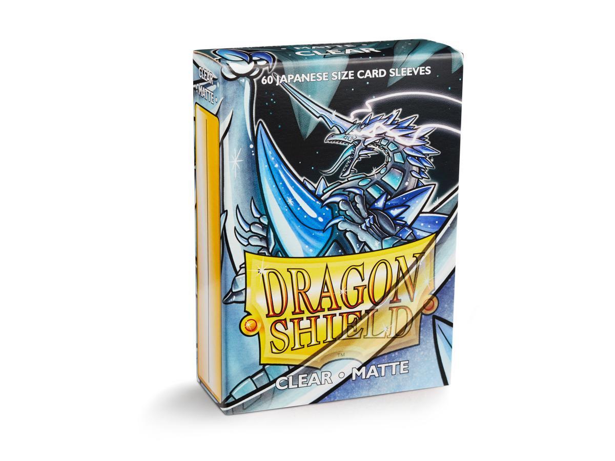 Dragon Shield Matte Sleeve - Clear ‘Kakush’ 60ct | L.A. Mood Comics and Games