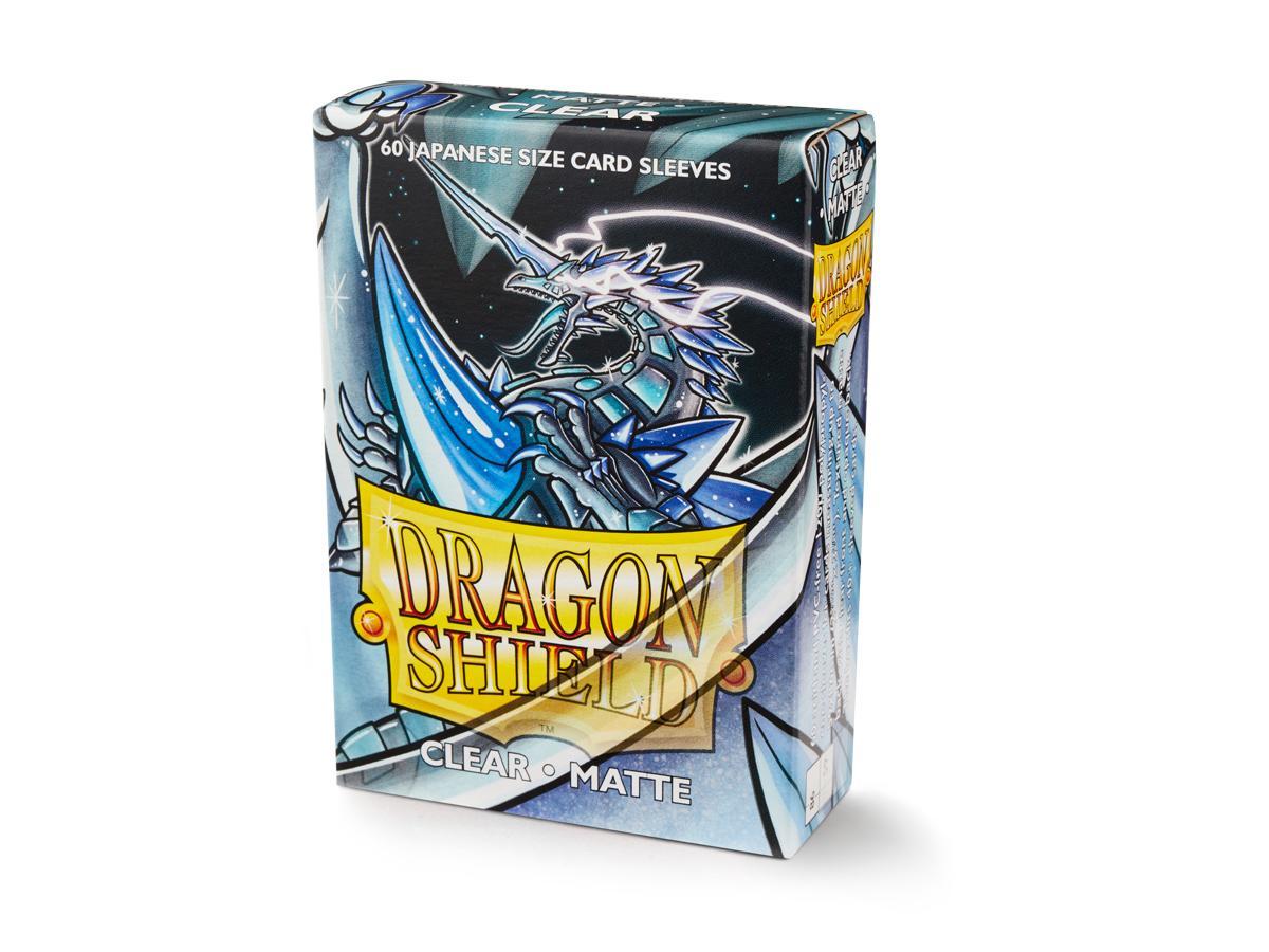 Dragon Shield Matte Sleeve - Clear ‘Kakush’ 60ct | L.A. Mood Comics and Games